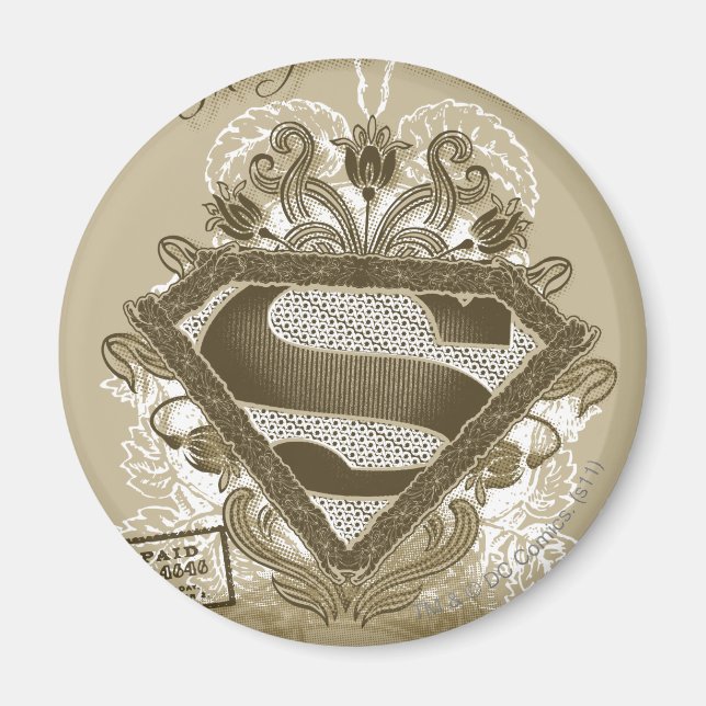 Aimant Supergirl Metropolis Ballet Brown (Devant)