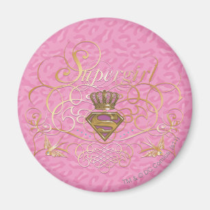 Aimant Supergirl rose