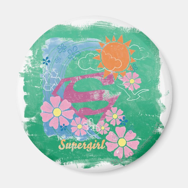 Aimant Supergirl Sun et amour (Devant)