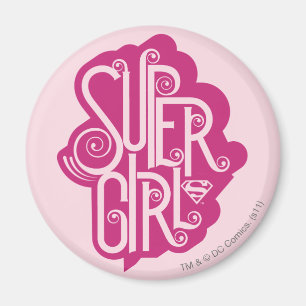 Aimant Supergirl Swirl 1