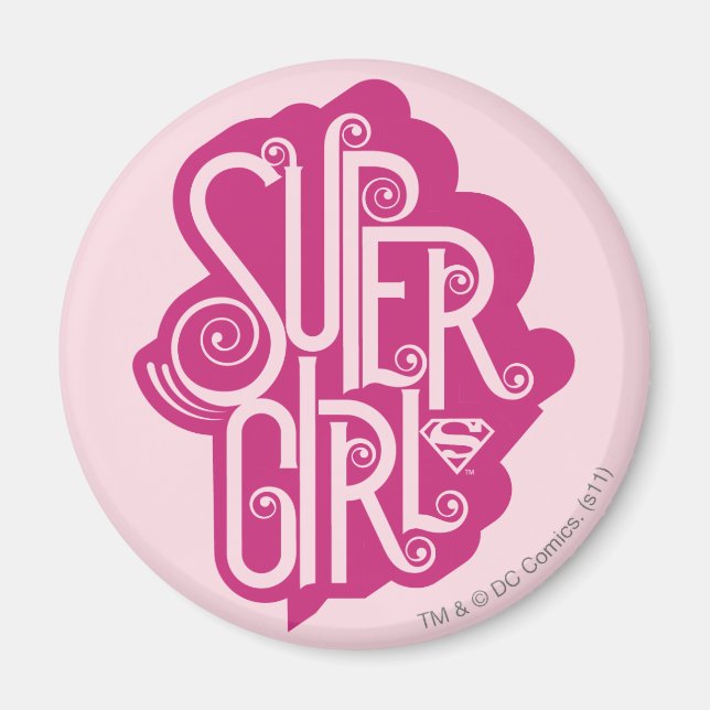 Aimant Supergirl Swirl 1 (Devant)
