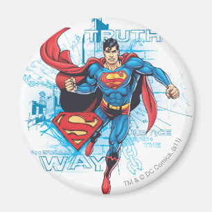 Aimant Superman avec logo