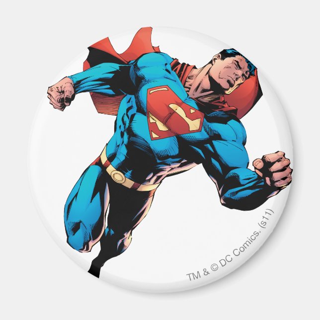 Aimant Superman en costume (Devant)