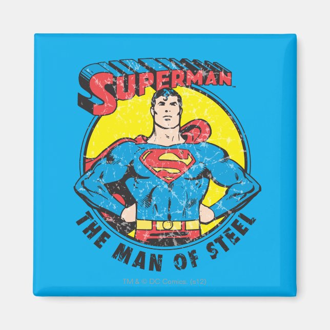 Aimant Superman L'homme de l'acier (Devant)