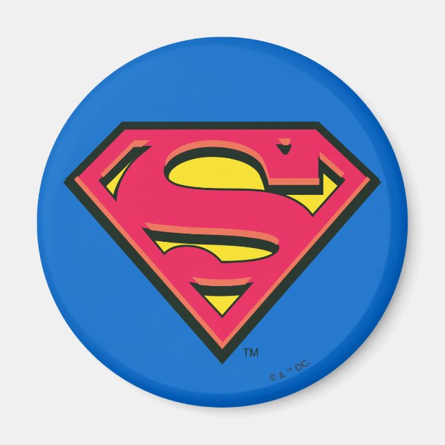 Aimant Superman S-Shield | Classic Logo (Devant)