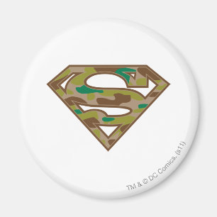 Aimant Superman S-Shield   Logo Camouflage