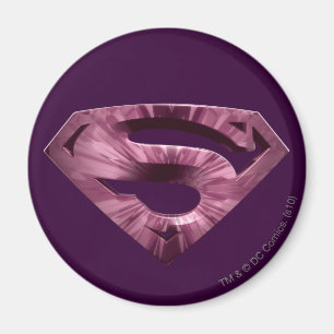 Aimant Superman S-Shield Logo Rose Star Burst