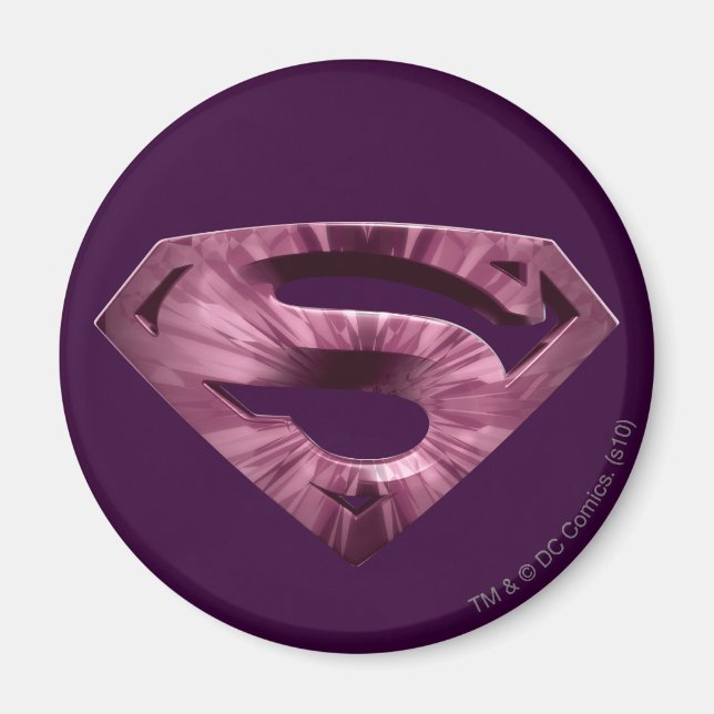 Aimant Superman S-Shield | Logo Rose Star Burst (Devant)