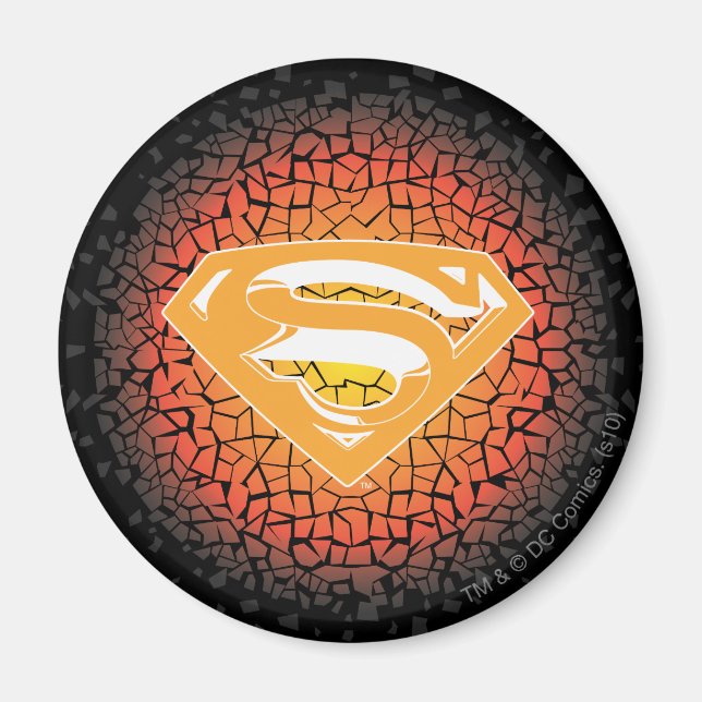 Aimant Superman Stylisé | Logo Crackle (Devant)