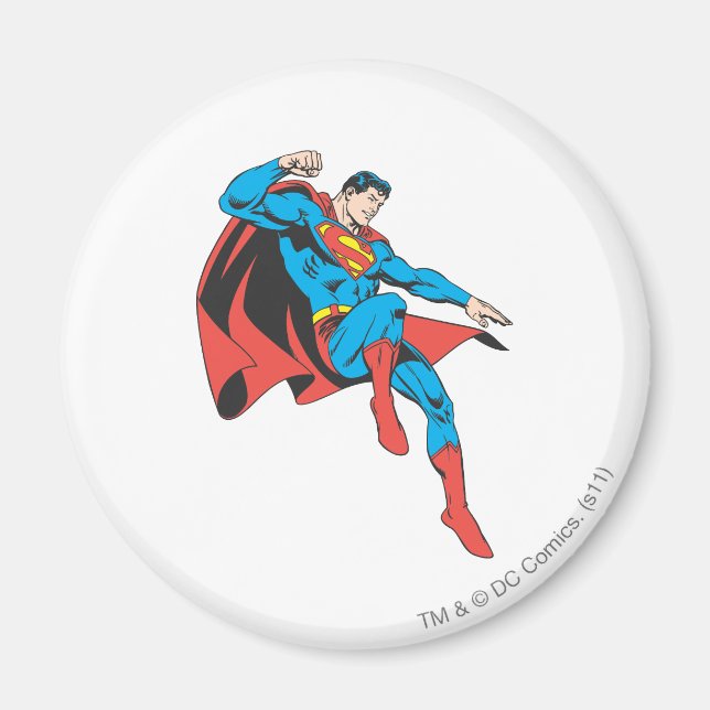Aimant Superman Terres Légèrement (Devant)