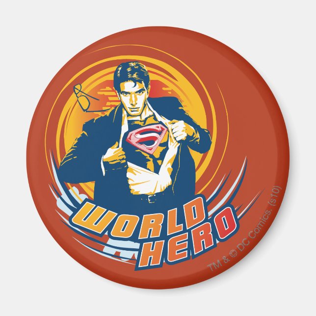 Aimant Superman World Hero (Devant)