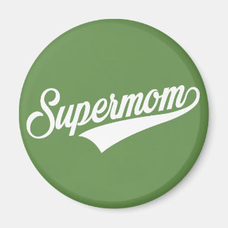 Aimant Supermom(vert),