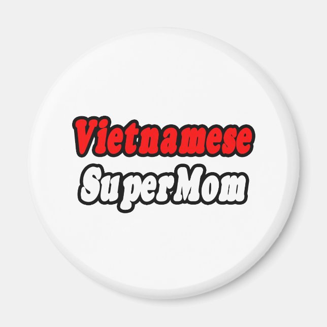 Aimant SuperMom vietnamien (Devant)