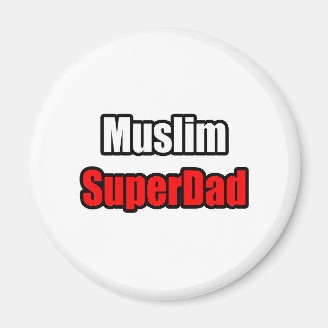 Aimant SuperPapa musulman (Devant)
