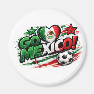 Aimant Supporteur de football GO MEXICO Fierté mexicain