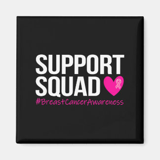 Aimant Suprt Squad Mois de la sensibilisation au cancer d