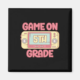 Aimant Sur 5e année jeu vidéo cool retour à l'école des e