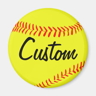 Aimant sur mesure du softball rapide