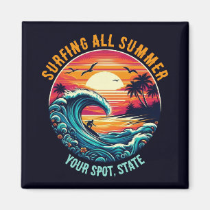 Aimant Surf Tout L'Été