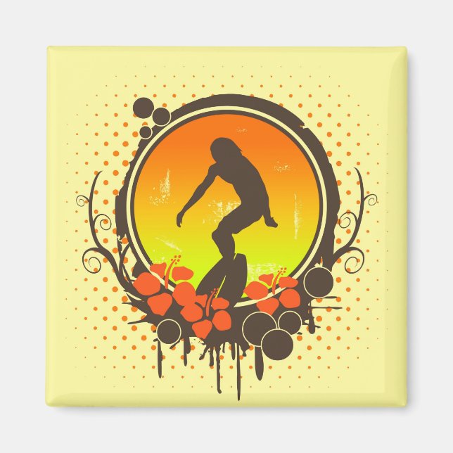 Aimant Surfer (Devant)