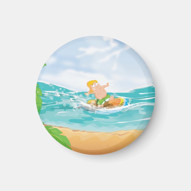 Aimant Surfeur (Devant)