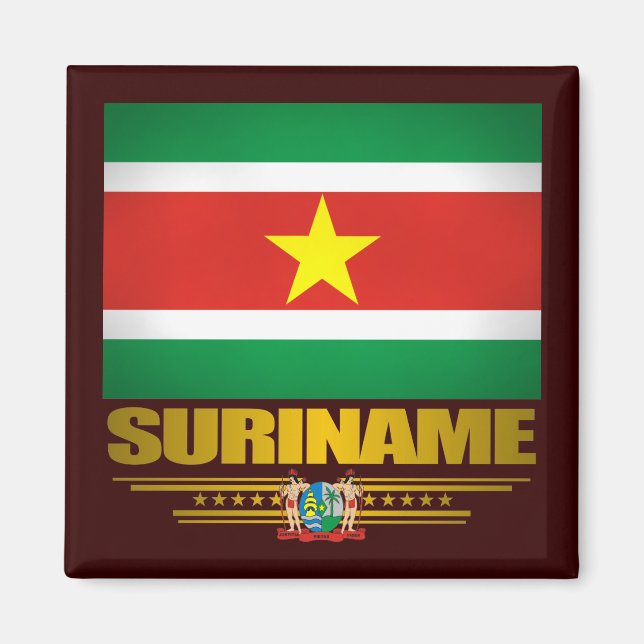 Aimant "Suriname Pride" (Devant)