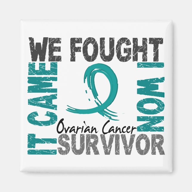 Aimant Survivant 5 Cancer de l'ovaire (Devant)