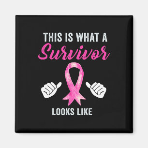 Aimant Survivant Cancer du sein Sensibilisation Mois du r