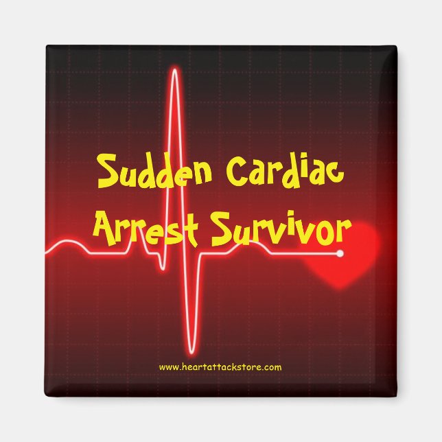 Aimant Survivant de l'arrestation cardiaque subite (Devant)