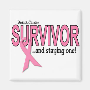 Aimant SURVIVANT DU CANCER DU SEIN Et Restant Un
