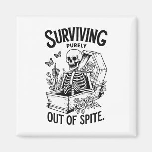Aimant Survivre Purement Hors De Spite Goth Skeleton