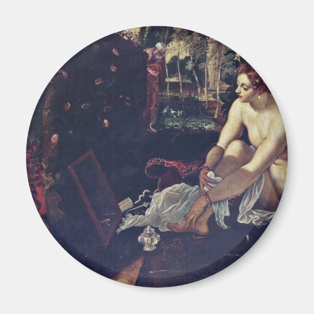 Aimant Susanna, Par Tintoretto Jacopo (Meilleure Qualité) (Devant)
