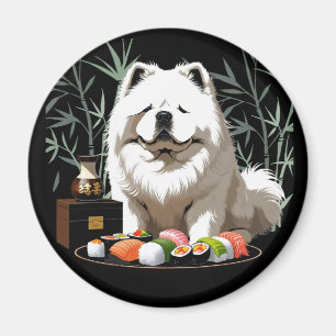 Aimant SUSHI POUR TOUS - Crème Chow