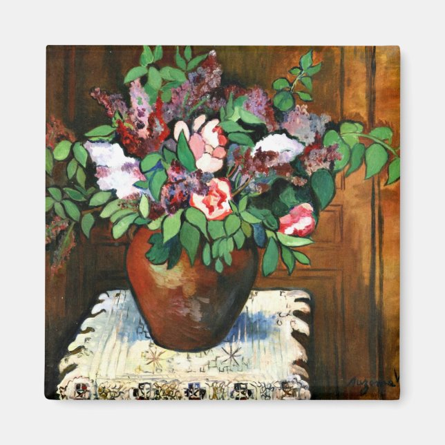 Aimant Suzanne Valadon - Vase des fleurs, 1921 (Devant)