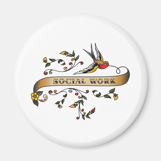 Aimant Swallow and Soll with Social Work (Devant)