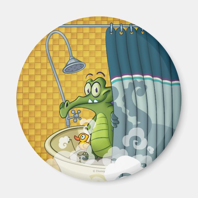 Aimant Swampy dans la douche (Devant)