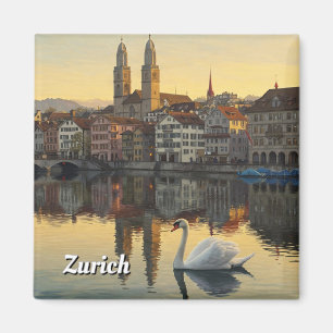 Aimant Swan à Zurich Suisse Voyage