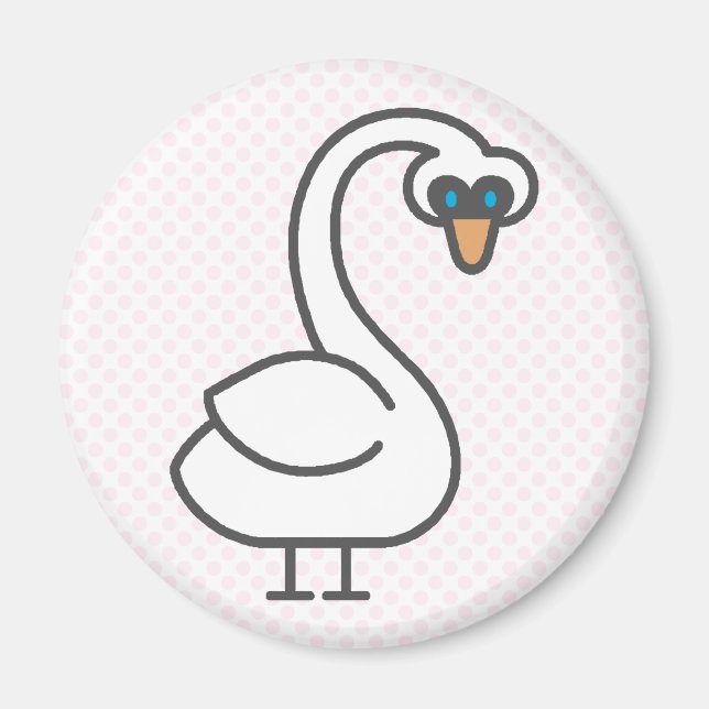 Aimant Swan pivotant (Devant)