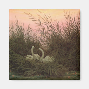 Aimant Swans in the Reeds, c.1820