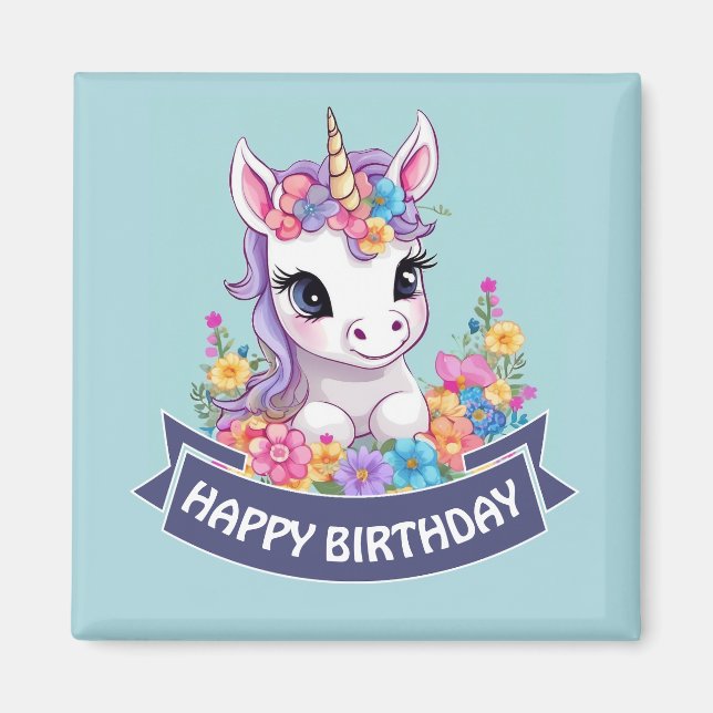 Aimant Sweet Magique Baby Unicorn (Devant)