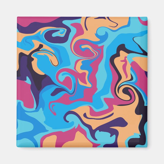 Aimant Swirl moderne (Devant)