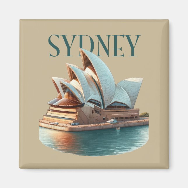 Aimant Sydney Opera House Australie (Devant)