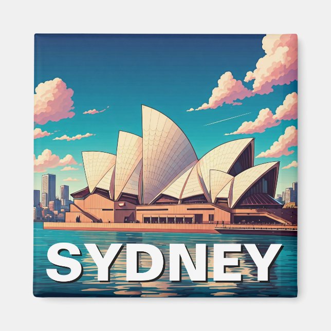 Aimant Sydney Opera House Australie (Devant)
