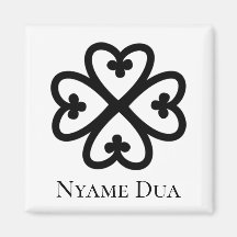 Symbole Adinkra NYAME DUA Pouvoir & Protection de