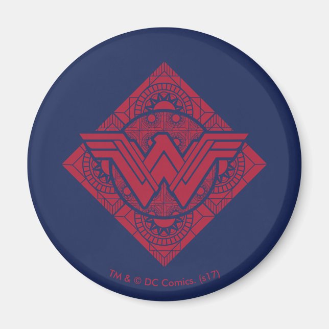Aimant Symbole amazonien Wonder Woman (Devant)