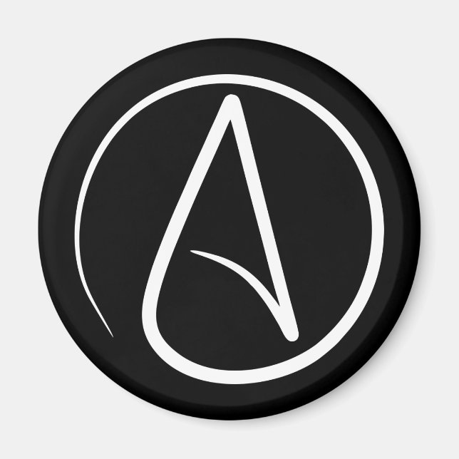 Aimant symbole athéisme religion (Devant)