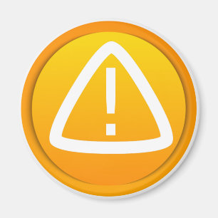 Aimant Symbole Attention