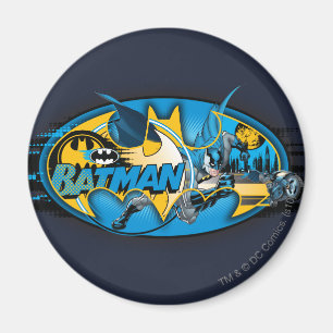 Aimant Symbole Batman Logo Classic Collage