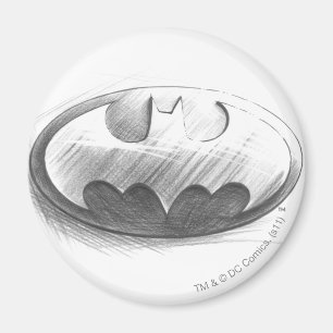 Aimant Symbole Batman   Logo de dessin insignia