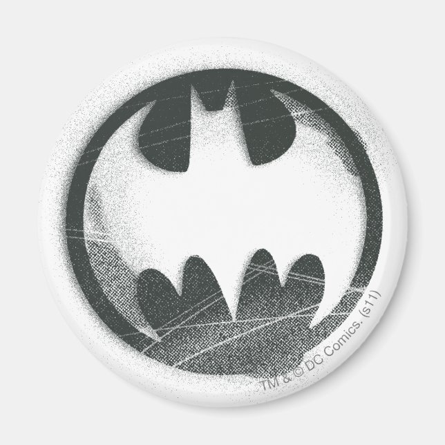 Aimant Symbole Batman | Logo des symboles de pulvérisatio (Devant)